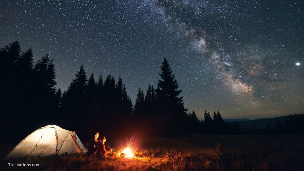 Camping under the stars with healthy portable meals and snacks is a huge benefit of dehydrating your own food!