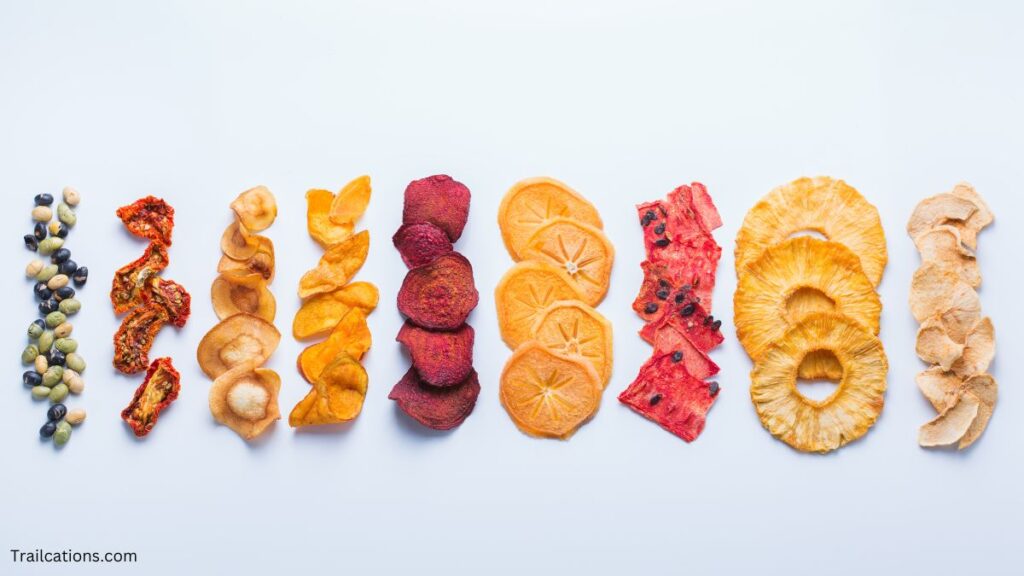 Healthy dehydrated snacks like veggie chips and fruit rings are a delicious benefit for dehydrating your own food.