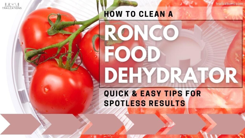 How to Clean a Ronco Food Dehydrator? It is so easy to clean a Ronco dehydrator in just a few quick steps.