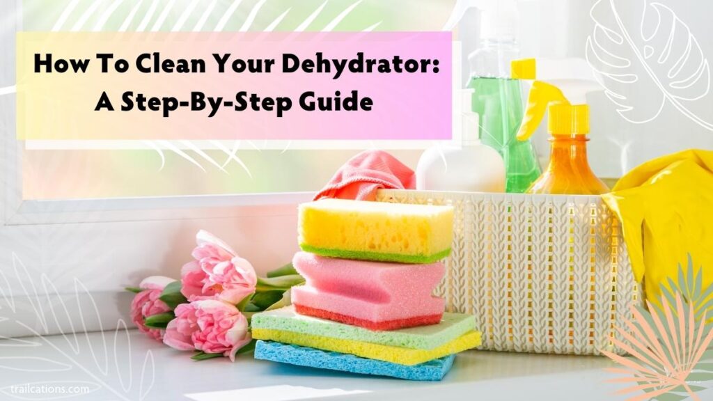 Cleaning your food dehydrator may feel overwhelming but use these simple tips to easily maintain your dehydrator for years (or even decades)!