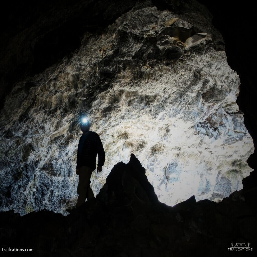 Exploring the lava tube caves of Idaho's Craters of the Moon National Park.
