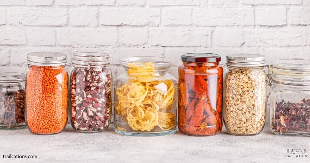 No matter what type of food you're dehydrating, it's important to keep your dried ingredients stored in airtight containers in a cool, dry place away from sunlight.  