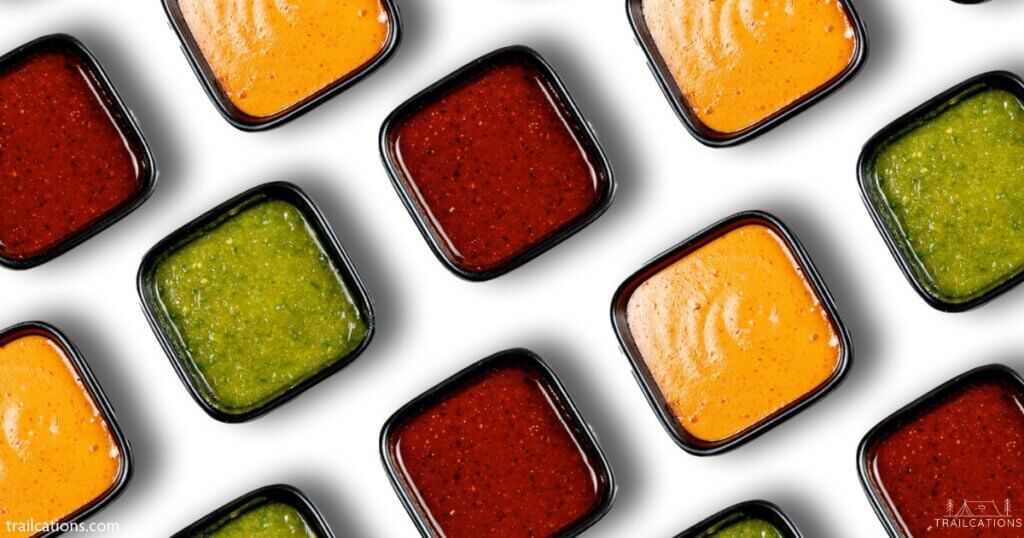 Dehydrating sauces are an excellent way to add flavor to meals. Just make sure to choose sauces that are free from fats, oils and dairy!