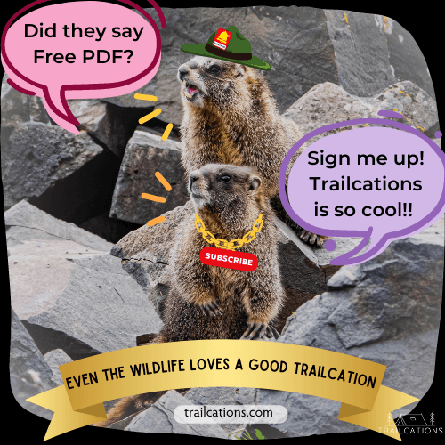 Free PDFs by Trailcations are 100% marmot approved