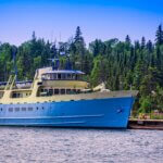 Ferry guests can spend the night on Isle Royale at Rock Harbor Lodge. 