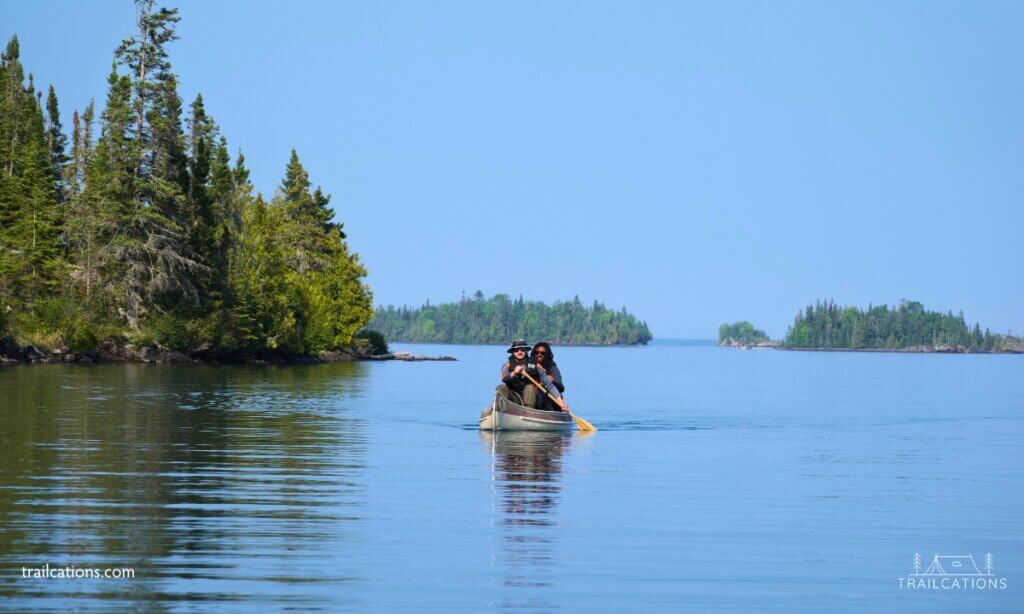 Renting a canoe or kayak is a great way to explore Isle Royale from a completely new perspective.